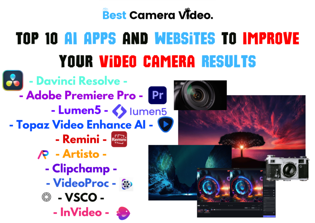 10 AI Apps and Websites to Improve Your Video Camera Results
